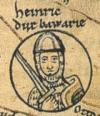 Herzog Heinrich I "der Zänker" von Bayern